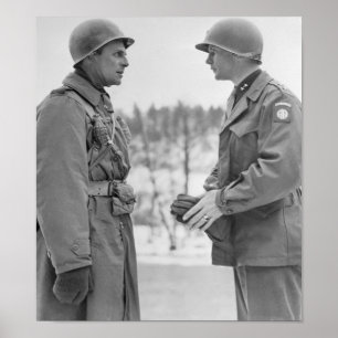 Generals Ridgway en Gavin - Battle of the Bulge Poster