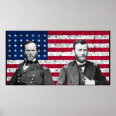Generals Sherman en Grant Poster (Voorkant)