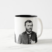 Generals Sherman en Grant Tweekleurige Koffiemok (Voorkant rechts)