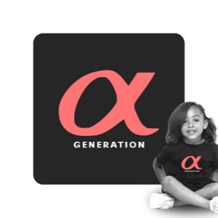 Generatie ALPHA 2010-2024 Baby T-shirt DP7Art