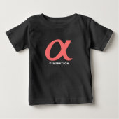 Generatie ALPHA 2010-2024 | Baby T-shirt | DP7Art (Voorkant)