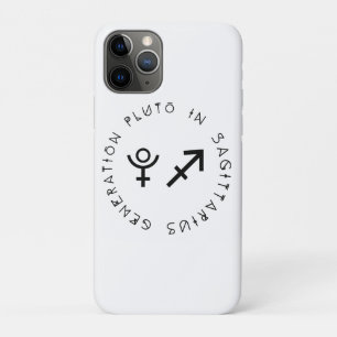 Generatie Pluto in Boogschutter Astrologie Sterren Case-Mate iPhone Case