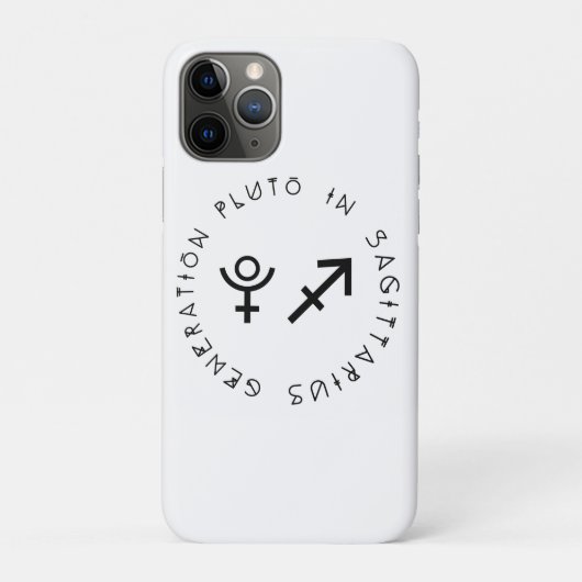 Generatie Pluto in Boogschutter Astrologie Zodiac Case-Mate iPhone Case (Achterkant)