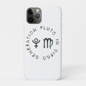 Generatie Pluto in Maagd Astrologie Sterrenbeeld Case-Mate iPhone Case (Achterkant)