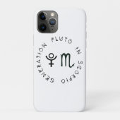 Generatie Pluto in Schorpioen Astrologie Sterrenbe Case-Mate iPhone Case (Achterkant)