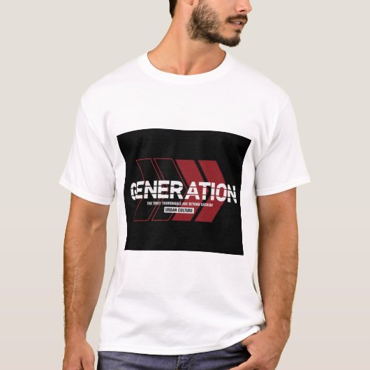 GENERATIE. T-SHIRT MET OPDRUK (Voorkant)