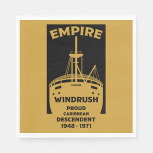 Generatie Windrush Black Geschiedenis Servet