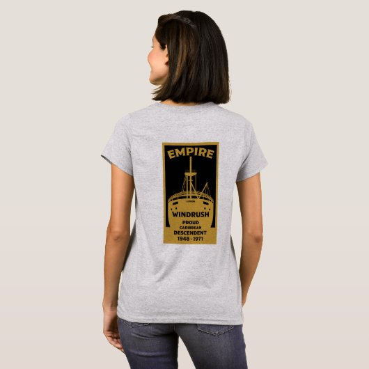 Generatie Windrush Black Geschiedenis T-shirt (Achterkant volledig)