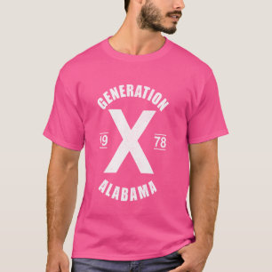Generatie X 1978 Feral Gen Xer geboren in 1978 Ala T-shirt