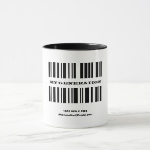 Generatie X BAR CODE Mok