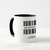 Generatie X BAR CODE Mok (Voorkant links)