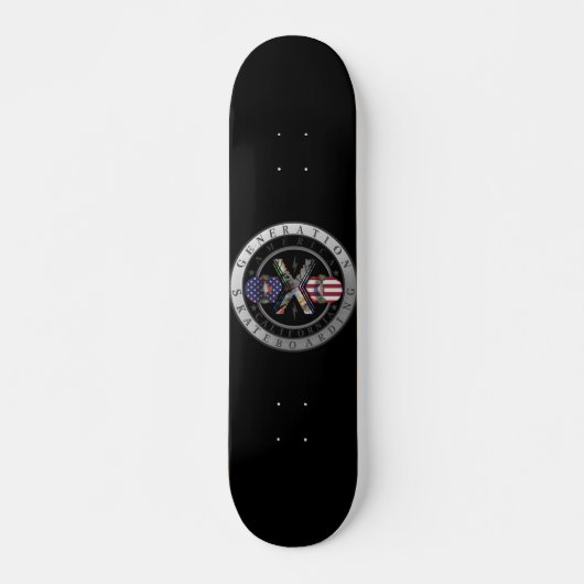 Generatie X Californië Persoonlijk Skateboard (Voorkant)