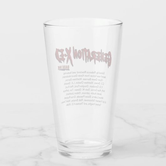 Generatie X-D-glas met auteur Glas (Achterkant)