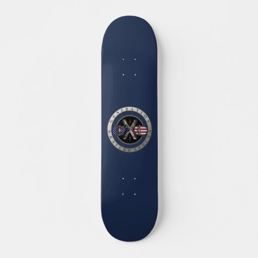 Generatie X Detroit Persoonlijk Skateboard (Voorkant)