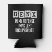 Generatie X Gen X in mijn verdediging liet zonder Blikjeskoeler (Voorkant)