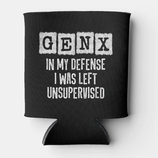 Generatie X Gen X in mijn verdediging liet zonder Blikjeskoeler (Voorkant)