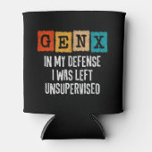 Generatie X Gen X in mijn verdediging liet zonder Blikjeskoeler (Voorkant)