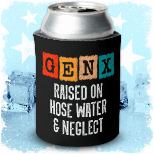 Generatie X Gen X verhoogd op slang water & verwaa Blikjeskoeler