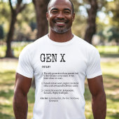 Generatie X Grappige Definitie T-shirt