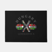 Generatie X Hongaarse skateboard van 1960 Deurmat (Voorkant)