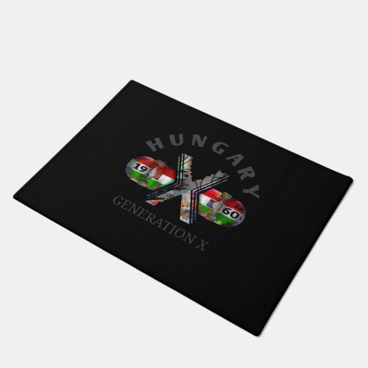 Generatie X Hongaarse skateboard van 1960 Deurmat (Schuin)