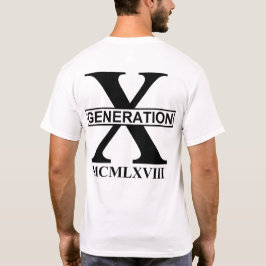 GENERATIE X - MCMLXVIII (1968) T-SHIRT