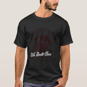 Generatie X-motorrijder 1960 1980 Geen filters Gee T-shirt