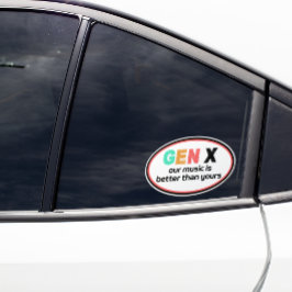 Generatie X: onze muziek is beter Sticker