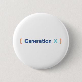 Generatie X Ronde Button 5,7 Cm