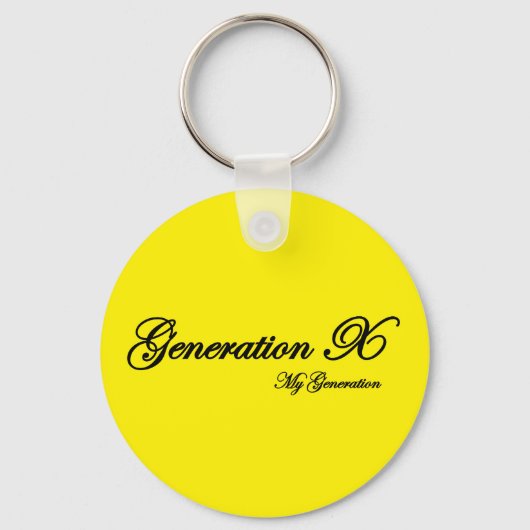 GENERATIE X Sleutelhanger (Voorkant)