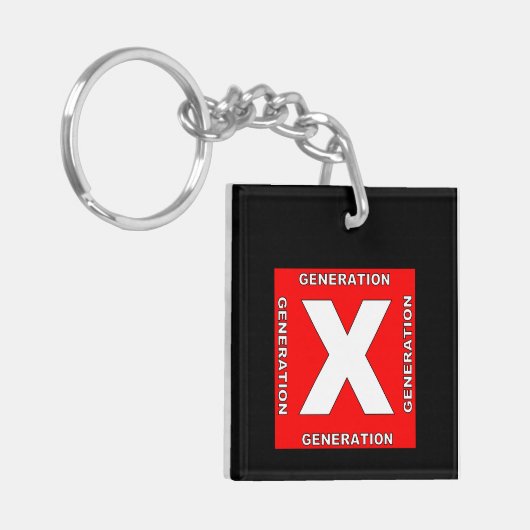 Generatie X Sleutelhanger (Voorkant Links)