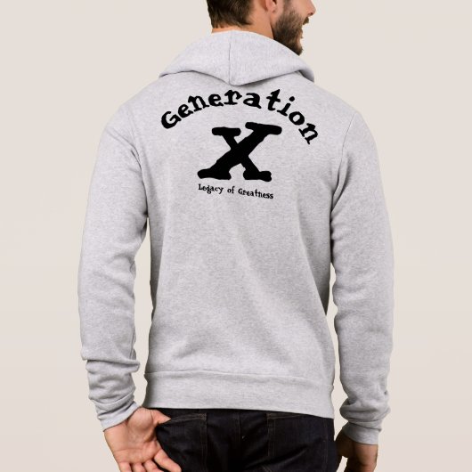Generatie X T-shirt (Achterkant)