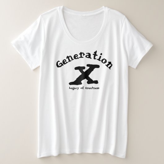 Generatie X T-shirt (Design voorkant)
