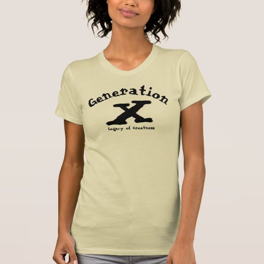 Generatie X T-shirt (Voorkant)