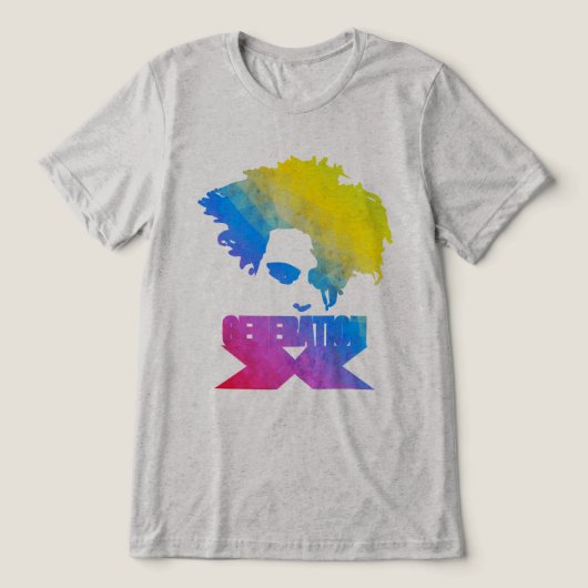 Generatie X Tri-Blend Shirt (Design voorkant)