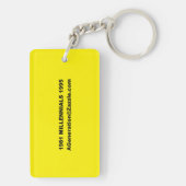 Generatie Y BAR CODE sleutelhanger (achterkant)