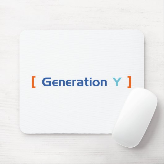 Generatie Y Muismat (Met muis)
