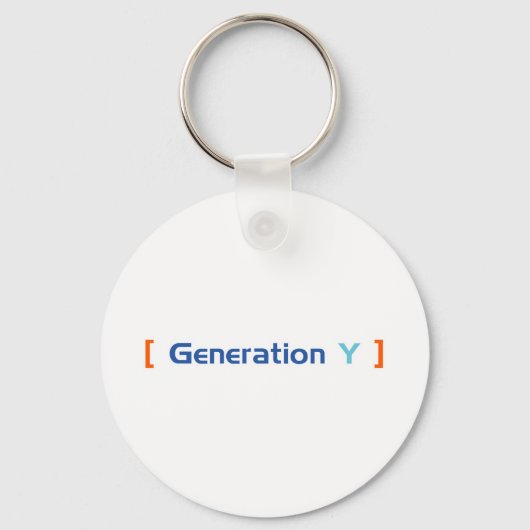 Generatie Y Sleutelhanger (Voorkant)