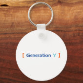 Generatie Y Sleutelhanger (Voorkant)