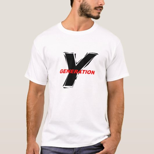 GENERATIE Y T-shirt (Voorkant)