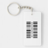 Generatie Z BAR CODE sleutelketen Sleutelhanger (Voorkant)