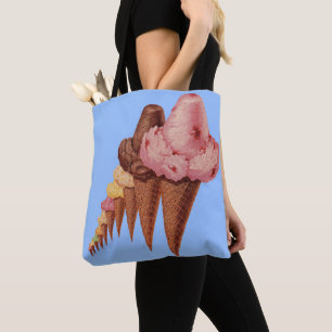 generaties consumptie-ijskegels tote bag