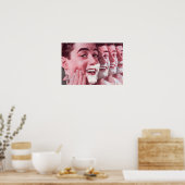 generaties scheerbeurt poster (Keuken)