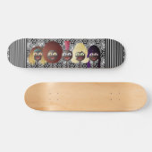 Generaties van Afrikaanse Amerikaanse vrouwen Persoonlijk Skateboard (Horizontaal)