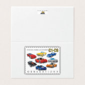 GENERATIES VAN AUTO KUNST KAART (Buitenkant ongevouwen)