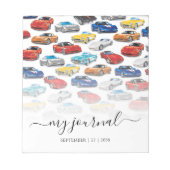 GENERATIES VAN AUTOMOBIELKUNST NOTITIEBLOK (Voorkant)