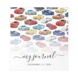 GENERATIES VAN AUTOMOBIELKUNST NOTITIEBLOK