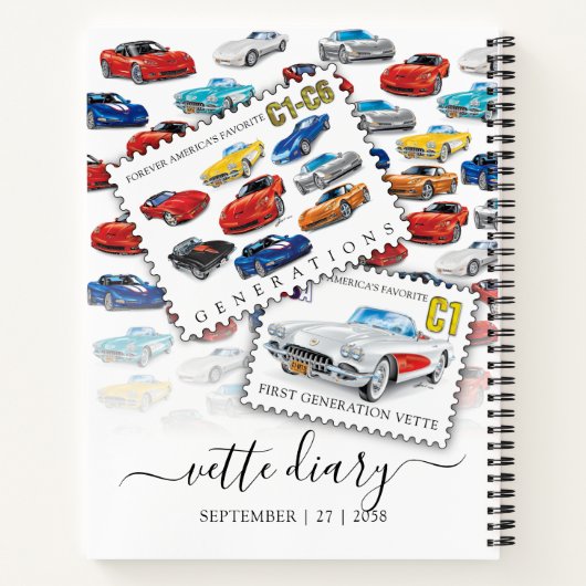 GENERATIES VAN AUTOMOBIELKUNST NOTITIEBOEK (Achterkant)