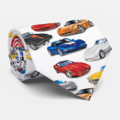 GENERATIES VAN AUTOMOBIELKUNST STROPDAS (Opgerold)