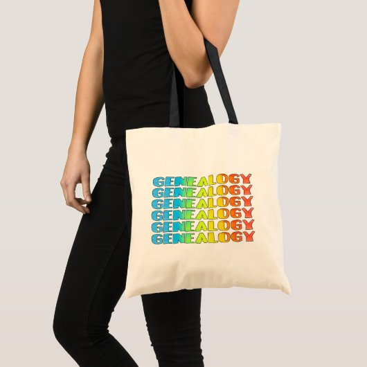 Generaties van genealogie tote bag (Voorkant (product))